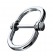 Серебристые наручники в форме восьмерки Metal - размер S - ToyFa - купить с доставкой в Москве