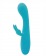 Голубой вибратор Naya с клиторальным отростком - 18,3 см. - Le Frivole