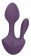 Фиолетовый анально-вагинальный вибратор Sofia - 13 см. - Shots Media BV