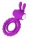 Фиолетовое эрекционное кольцо на пенис JOS  GOOD BUNNY - JOS - в Москве купить с доставкой
