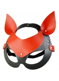 Красно-черная кожаная маска «Кошечка» - Sitabella - купить с доставкой #SOTBIT_REGIONS_UF_V_REGION_NAME#