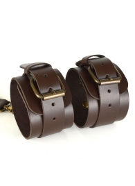 Коричневые наручники IDEAL - Sitabella - купить с доставкой #SOTBIT_REGIONS_UF_V_REGION_NAME#