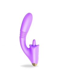 Фиолетовый вибромассажер Condice - 20,3 см. - S-HANDE