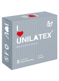 Презервативы с точками Unilatex Dotted - 3 шт. - Unilatex - купить с доставкой #SOTBIT_REGIONS_UF_V_REGION_NAME#